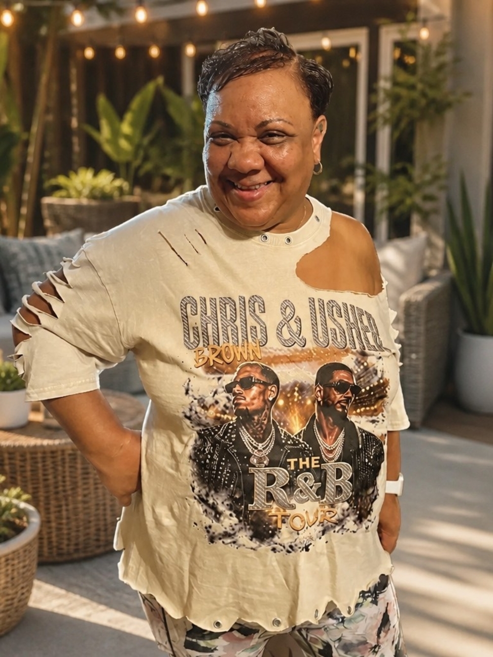 Custom Reworked Concert/Graphic Tees - Picture 3 of 4